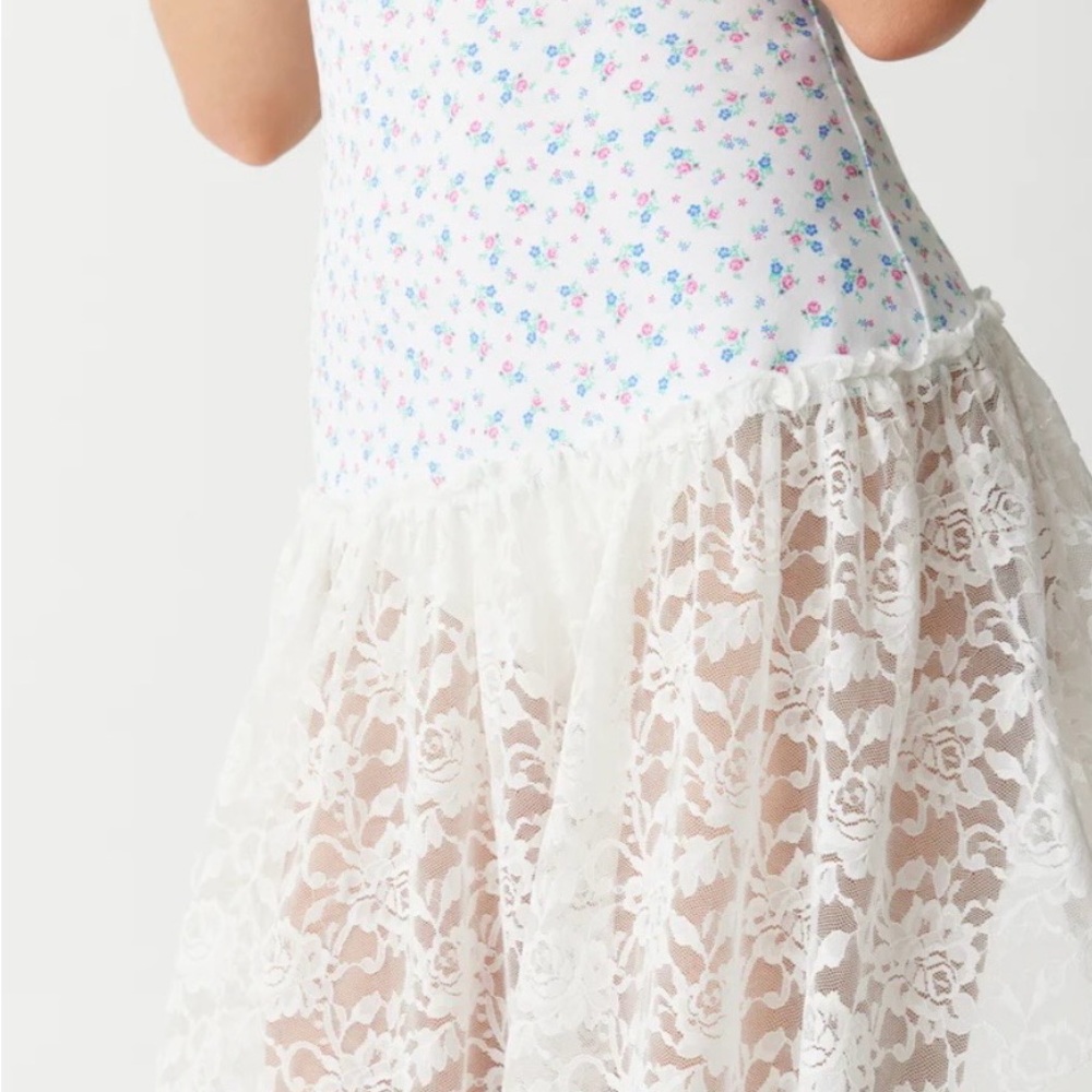Frankie’s bikinis floral dress/coverup